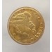 UNITED STATES OF AMERICA 1871 .1/4  QUARTER . GOLD COIN . SLABBED